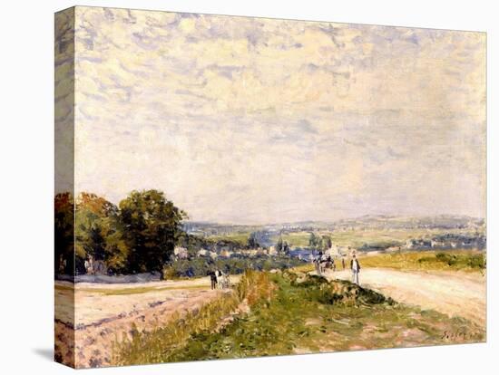 Chemin de Montbuisson à Louveciennes-Alfred Sisley-Stretched Canvas