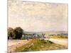 Chemin de Montbuisson à Louveciennes-Alfred Sisley-Mounted Giclee Print