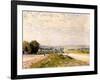 Chemin de Montbuisson à Louveciennes-Alfred Sisley-Framed Giclee Print