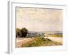 Chemin de Montbuisson à Louveciennes-Alfred Sisley-Framed Giclee Print