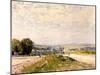 Chemin de Montbuisson à Louveciennes-Alfred Sisley-Mounted Giclee Print