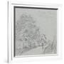 Chemin des Closeaux, à Ville d'Avray-Alfred Sisley-Framed Giclee Print