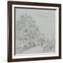 Chemin des Closeaux, à Ville d'Avray-Alfred Sisley-Framed Giclee Print