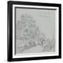 Chemin des Closeaux, à Ville d'Avray-Alfred Sisley-Framed Giclee Print