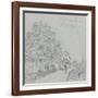 Chemin des Closeaux, à Ville d'Avray-Alfred Sisley-Framed Giclee Print