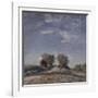 Chemin montant au soleil-Alfred Sisley-Framed Giclee Print