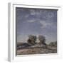 Chemin montant au soleil-Alfred Sisley-Framed Premium Giclee Print
