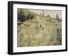 Chemin montant dans les hautes herbes-Pierre-Auguste Renoir-Framed Giclee Print