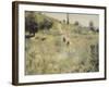 Chemin montant dans les hautes herbes-Pierre-Auguste Renoir-Framed Giclee Print