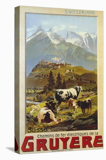 Chemins De Fer De La Gruyere 1906-null-Stretched Canvas