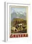 Chemins De Fer De La Gruyere 1906-null-Framed Premium Giclee Print