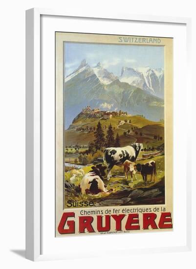 Chemins De Fer De La Gruyere 1906-null-Framed Giclee Print