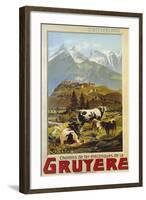 Chemins De Fer De La Gruyere 1906-null-Framed Giclee Print