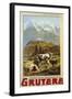 Chemins De Fer De La Gruyere 1906-null-Framed Giclee Print