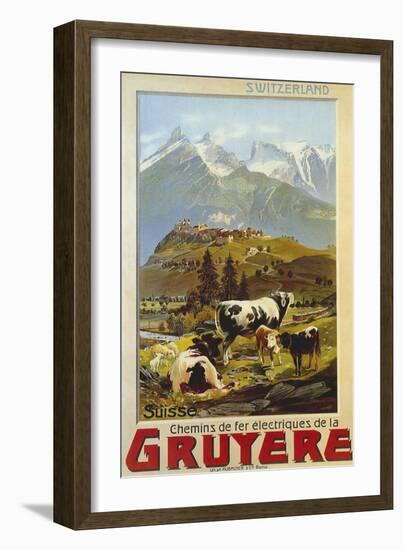 Chemins De Fer De La Gruyere 1906-null-Framed Giclee Print