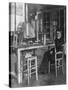 Chemist Marie Curie in Her Laboratory-null-Stretched Canvas