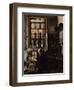 Chemist Thomas Price engrossed in his work in his San Francisco laboratory.-Vernon Lewis Gallery-Framed Art Print