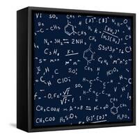 Chemistry Background-Katyau-Framed Stretched Canvas