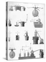 Chemistry Equipment, 19th Century-Middle Temple Library-Stretched Canvas