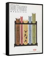 Chemistry, Front Cover of 'The Du Pont Magazine', December 1956- January 1957-null-Framed Stretched Canvas