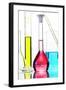 Chemistry Glass-ware-Sigrid Gombert-Framed Premium Photographic Print