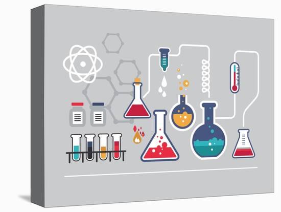 Chemistry Infographic-Marish-Stretched Canvas