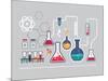 Chemistry Infographic-Marish-Mounted Art Print