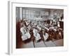 Chemistry Lesson, Albion Street Girls School, Rotherhithe, London, 1908-null-Framed Photographic Print