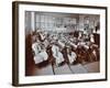 Chemistry Lesson, Albion Street Girls School, Rotherhithe, London, 1908-null-Framed Photographic Print