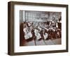 Chemistry Lesson, Albion Street Girls School, Rotherhithe, London, 1908-null-Framed Photographic Print