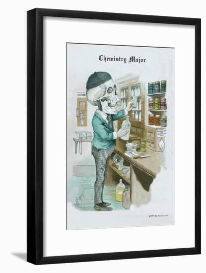 Chemistry Major-F. Frusius M.d.-Framed Art Print