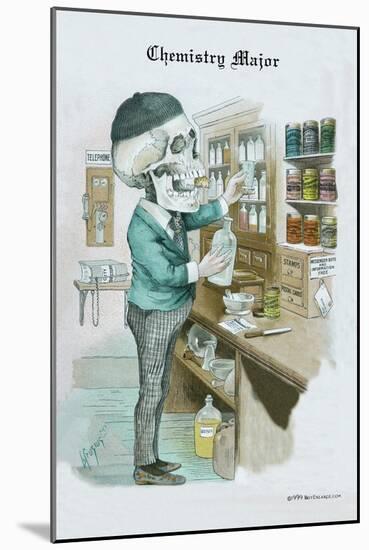 Chemistry Major-F. Frusius M.d.-Mounted Art Print