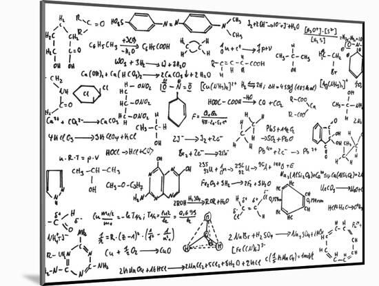 Chemistry-Inga Nielsen-Mounted Art Print