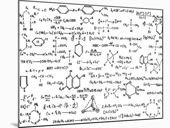 Chemistry-Inga Nielsen-Mounted Art Print