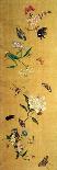 One Hundred Butterflies, Flowers and Insects, Detail from a Handscroll-Chen Hongshou-Stretched Canvas