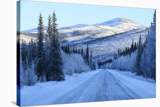 Chena Hot Springs Road.Fairbanks,Alaska,Usa-Christian Heeb-Stretched Canvas