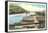 Chenango River, Binghamton, New York-null-Framed Stretched Canvas