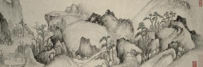 Dream Journey to Rivers and Mountains, Qing Dynasty (1644-1912), C.1655-Cheng Zhengkui-Giclee Print