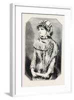 Chenille Mantille, Fashion, 1882-null-Framed Giclee Print