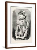 Chenille Mantille, Fashion, 1882-null-Framed Giclee Print