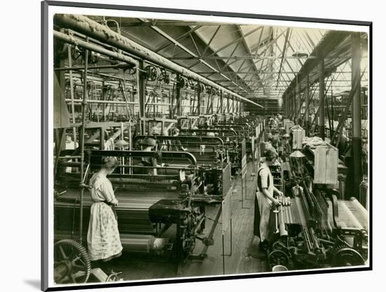 Chenille Weft Weaving, Carpet Factory, 1923-English Photographer-Mounted Photographic Print