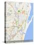 Chennai, India Map-null-Stretched Canvas