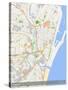 Chennai, India Map-null-Stretched Canvas