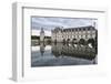 Chenonceau castle reflected in the Loire, UNESCO World Heritage Site, Chenonceaux, Indre-et-Loire, -Francesco Vaninetti-Framed Photographic Print