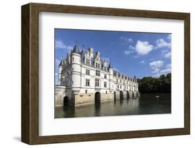 Chenonceau castle, UNESCO World Heritage Site, Chenonceaux, Indre-et-Loire, Centre, France, Europe-Francesco Vaninetti-Framed Photographic Print