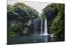 Cheonjiyeon Pokpo Waterfall, Island of Jejudo, UNESCO World Heritage Site, South Korea, Asia-Michael-Mounted Photographic Print