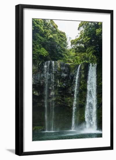 Cheonjiyeon Pompom Waterfall, Island of Jejudo, South Korea-Michael Runkel-Framed Photographic Print