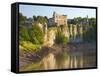 Chepstow Castle and the River Wye, Gwent, Wales, United Kingdom, Europe-Billy Stock-Framed Stretched Canvas