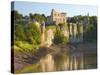 Chepstow Castle and the River Wye, Gwent, Wales, United Kingdom, Europe-Billy Stock-Stretched Canvas