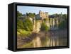 Chepstow Castle and the River Wye, Gwent, Wales, United Kingdom, Europe-Billy Stock-Framed Stretched Canvas